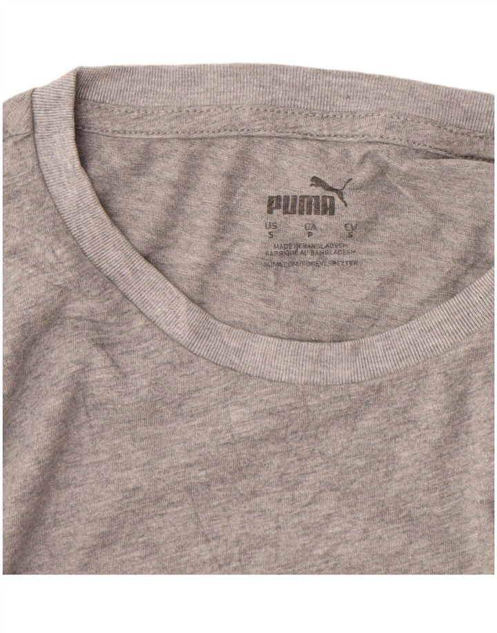 PUMA Herren Graphic T-Shirt Top Small Grau