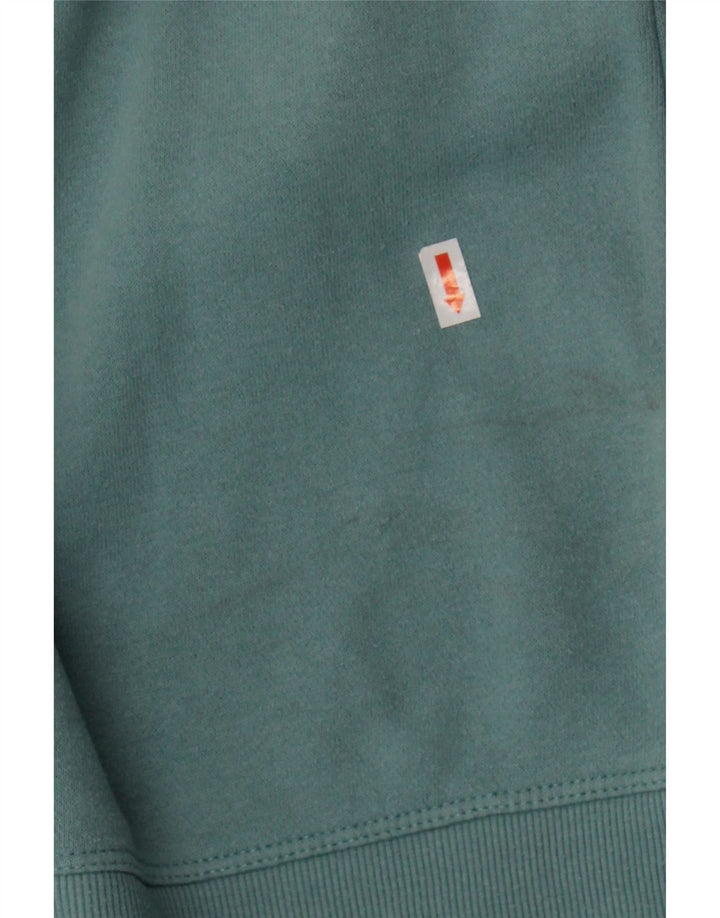CALVIN KLEIN Damen Übergroßer Sweatshirt-Pullover UK 10 Small Grün