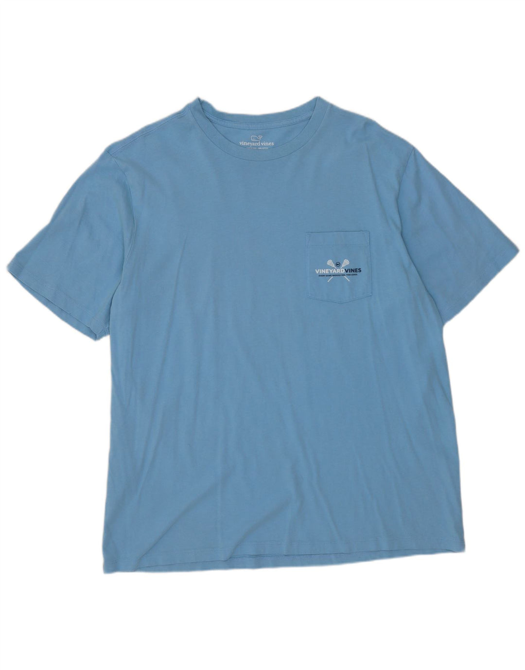 VINEYARD VINES Herren-T-Shirt mit Grafik, Größe L, aus blauer Baumwolle