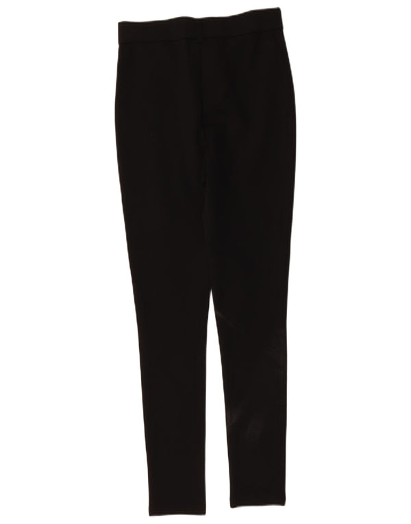 Zara Skinny Freizeithose für Damen, klein, W26, L27, schwarze Viskose