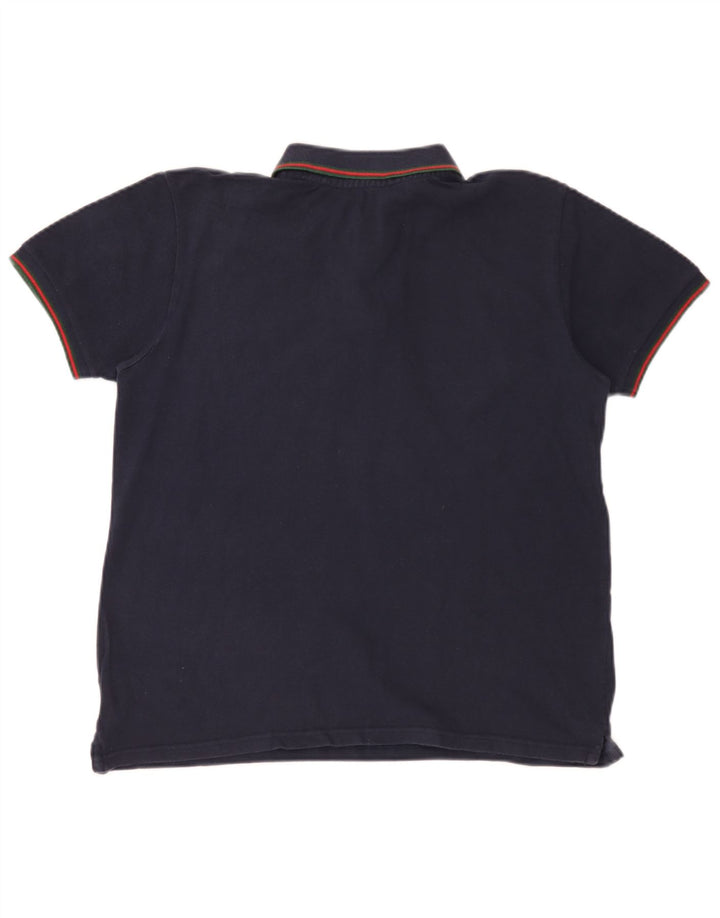 Fred Perry Herren-Poloshirt, mittelmarineblaue Baumwolle