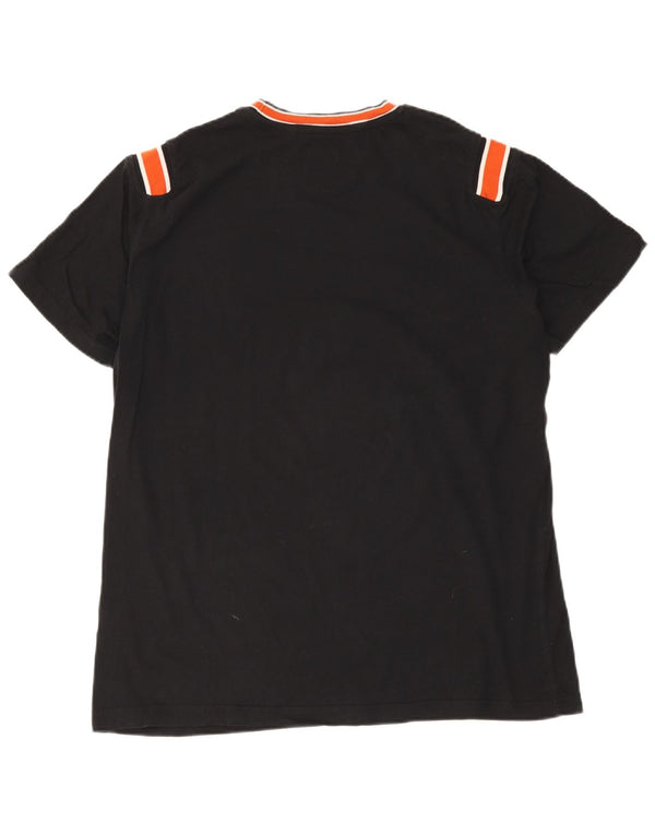 Diesel Herren T-Shirt Top XL Schwarz Colourblock