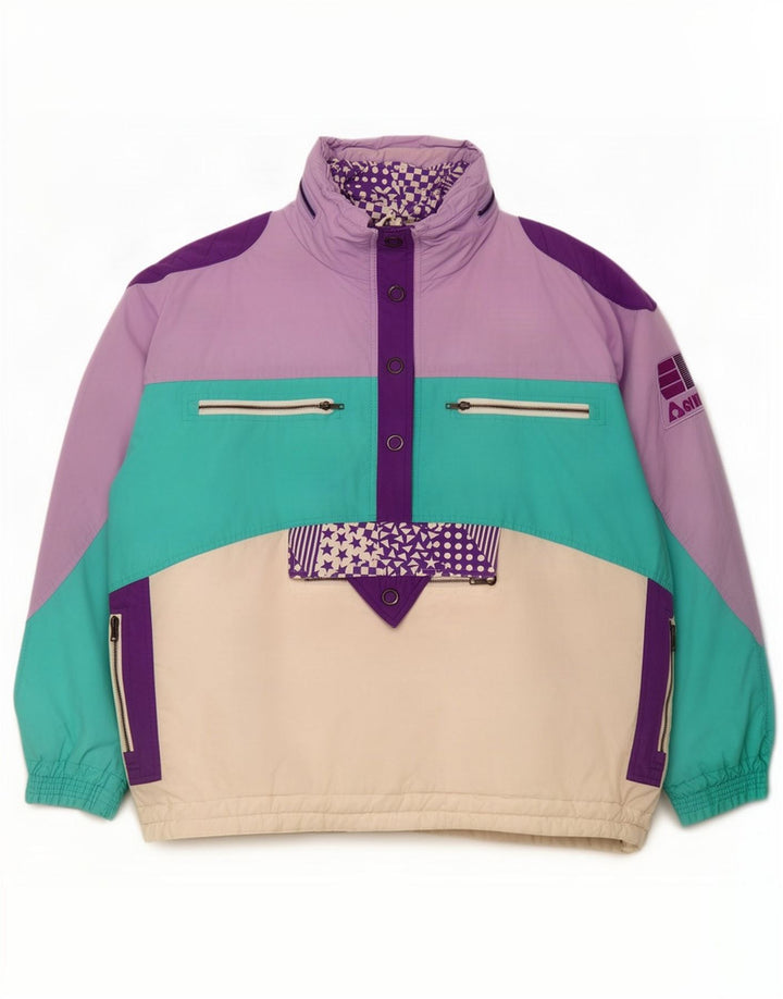 Active Herren-Skijacke US 44 2XL Mehrfarbige Colourblock-Baumwolle