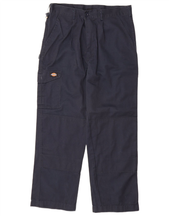 Dickies Mens Pegged Cargo Hose W34 L30 Marineblaues Polyester