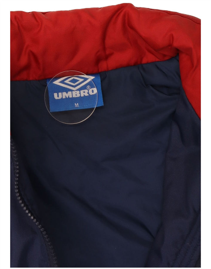 Umbro Herren-Windbreakerjacke mit Kapuze, UK 38, mittleres Marineblau, Farbblock