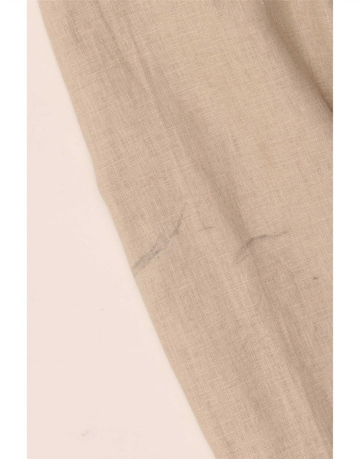 Marks & Spencer Damen-Blazer mit 5 Knöpfen, Gr. 10, Größe S, Beige, Leinen