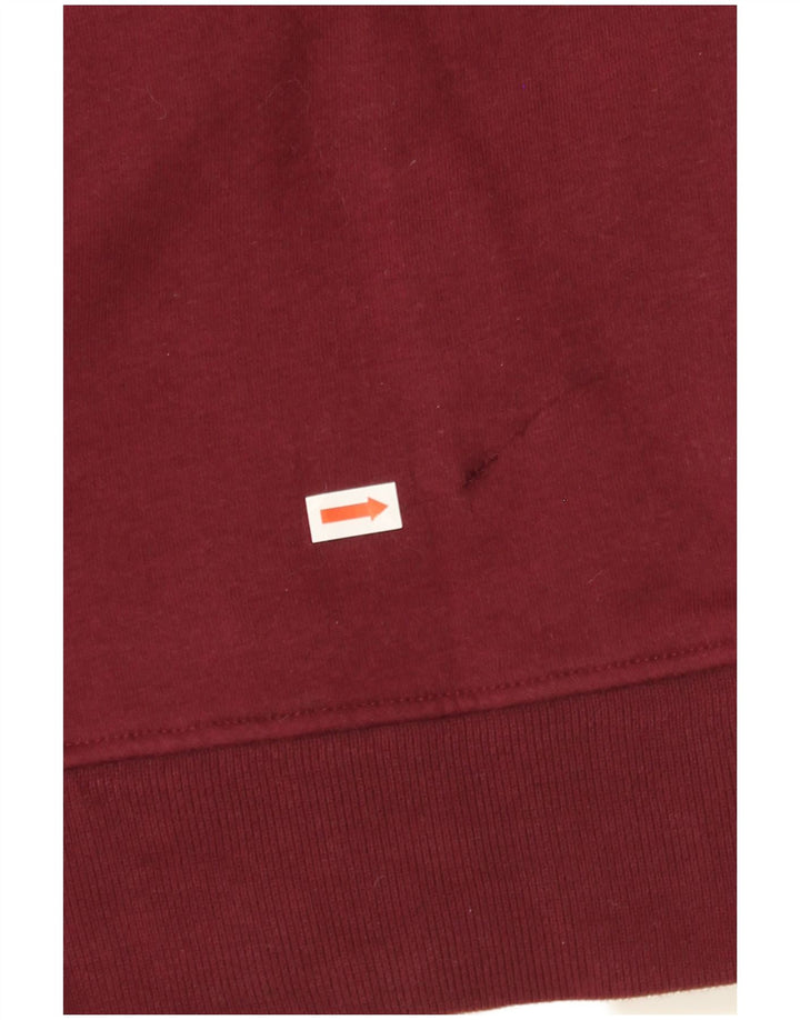 ADIDAS Herren Grafik-Hoodie-Pullover aus mittlerer kastanienbrauner Baumwolle