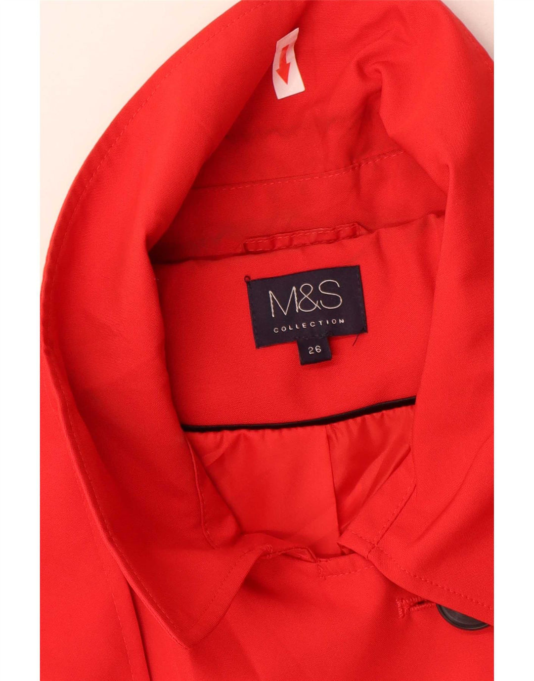 Marks & Spencer Damen Trenchcoat UK 26 5XL Rot Polyester