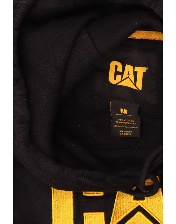 Caterpillar Herren-Kapuzenpullover mit Grafik, mittelschwarz, Baumwolle