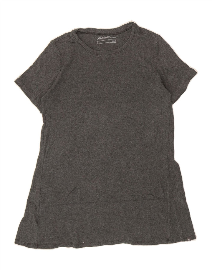 EDDIE BAUER Womens T-Shirt Dress UK 12 Medium Grey Cotton Vintage Eddie Bauer and Second-Hand Eddie Bauer from Messina Hembry 