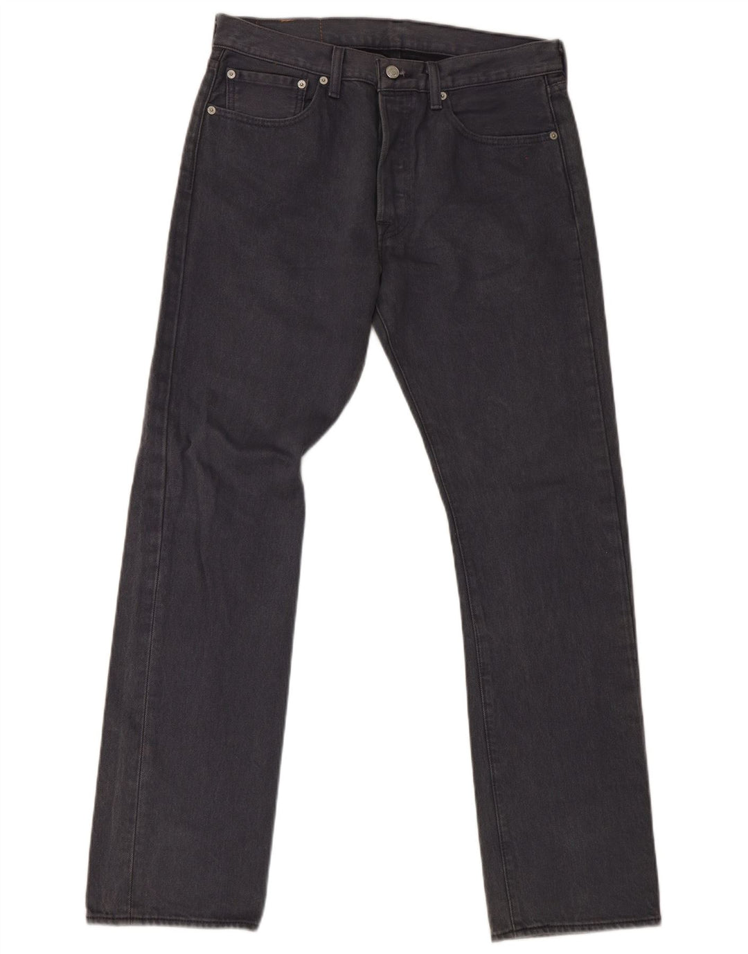 Levi's Herren 501 Straight Jeans W32 L32 Graue Baumwolle