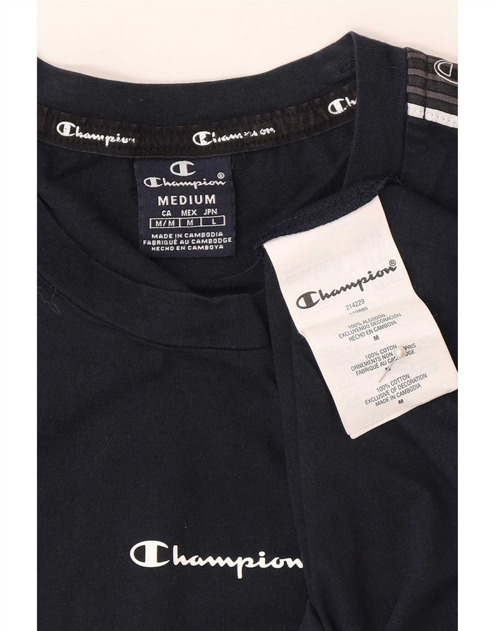 Champion Herren-T-Shirt mit Grafik, mittlere Marineblau-Baumwolle