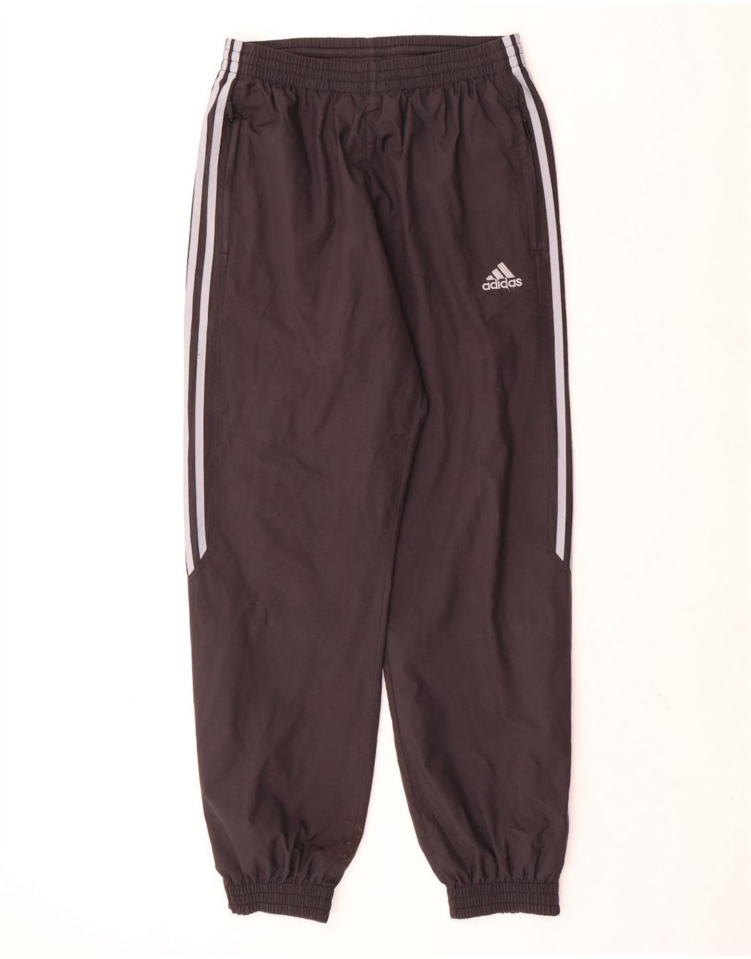 ADIDAS Herren Trainingshose Jogger UK 38/40 Medium Schwarz Polyester