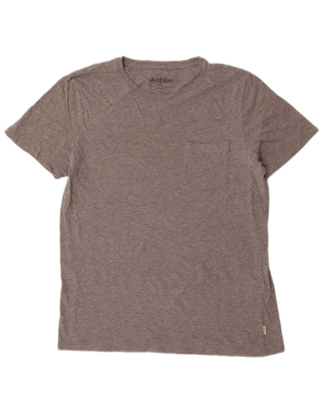 Jack & Jones Herren T-Shirt Top XL Grau Baumwolle