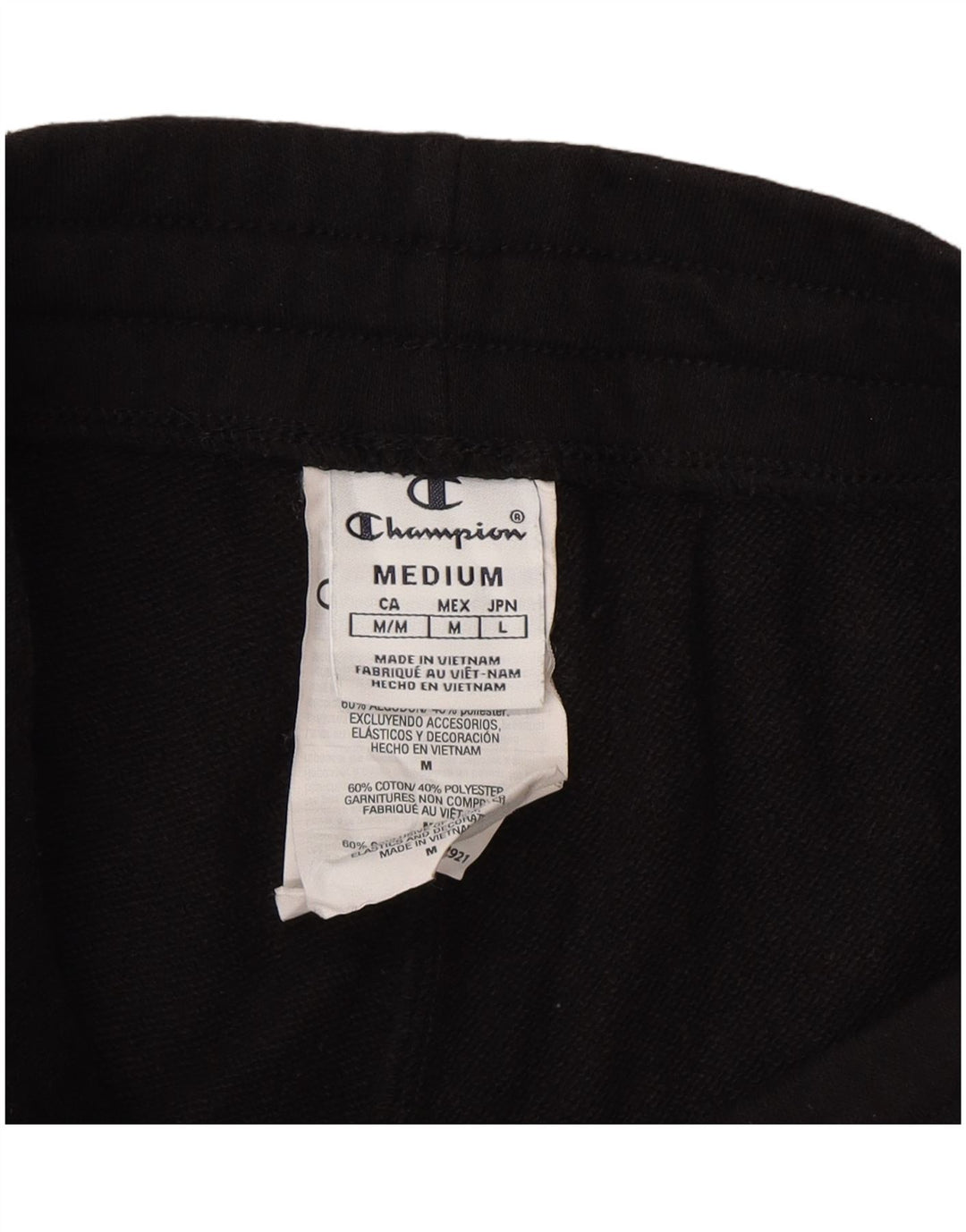 Champion Damen-Trainingshose, UK 12, mittelschwarz, Baumwolle