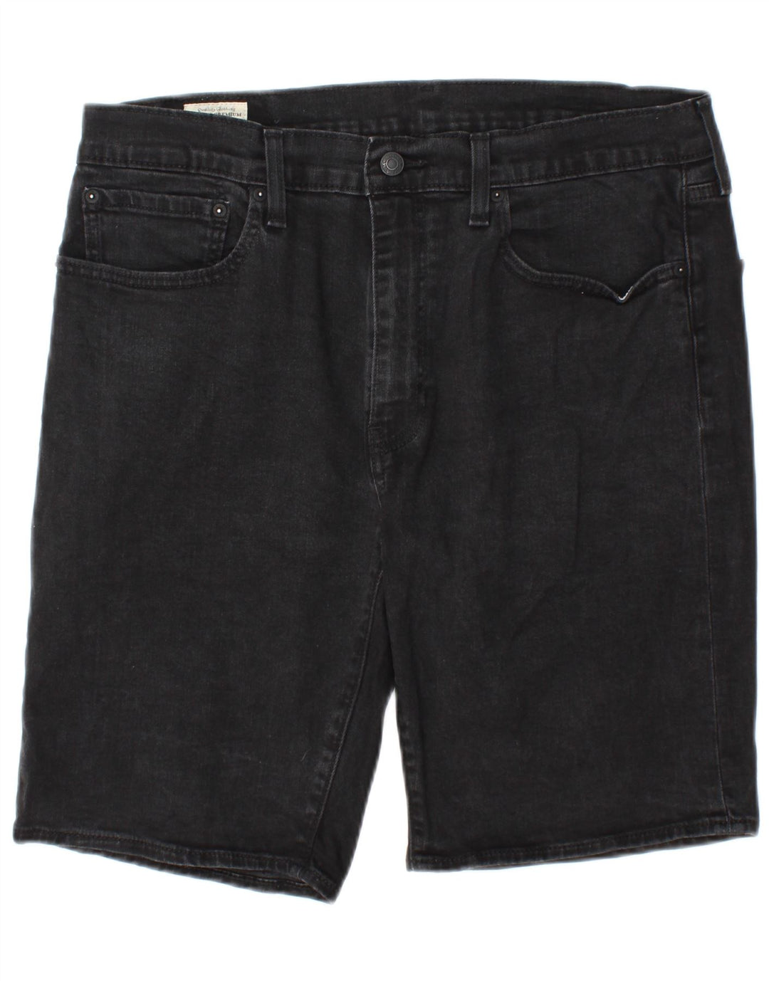 Levi's Herren 502 Denim Shorts W36 Große schwarze Baumwolle