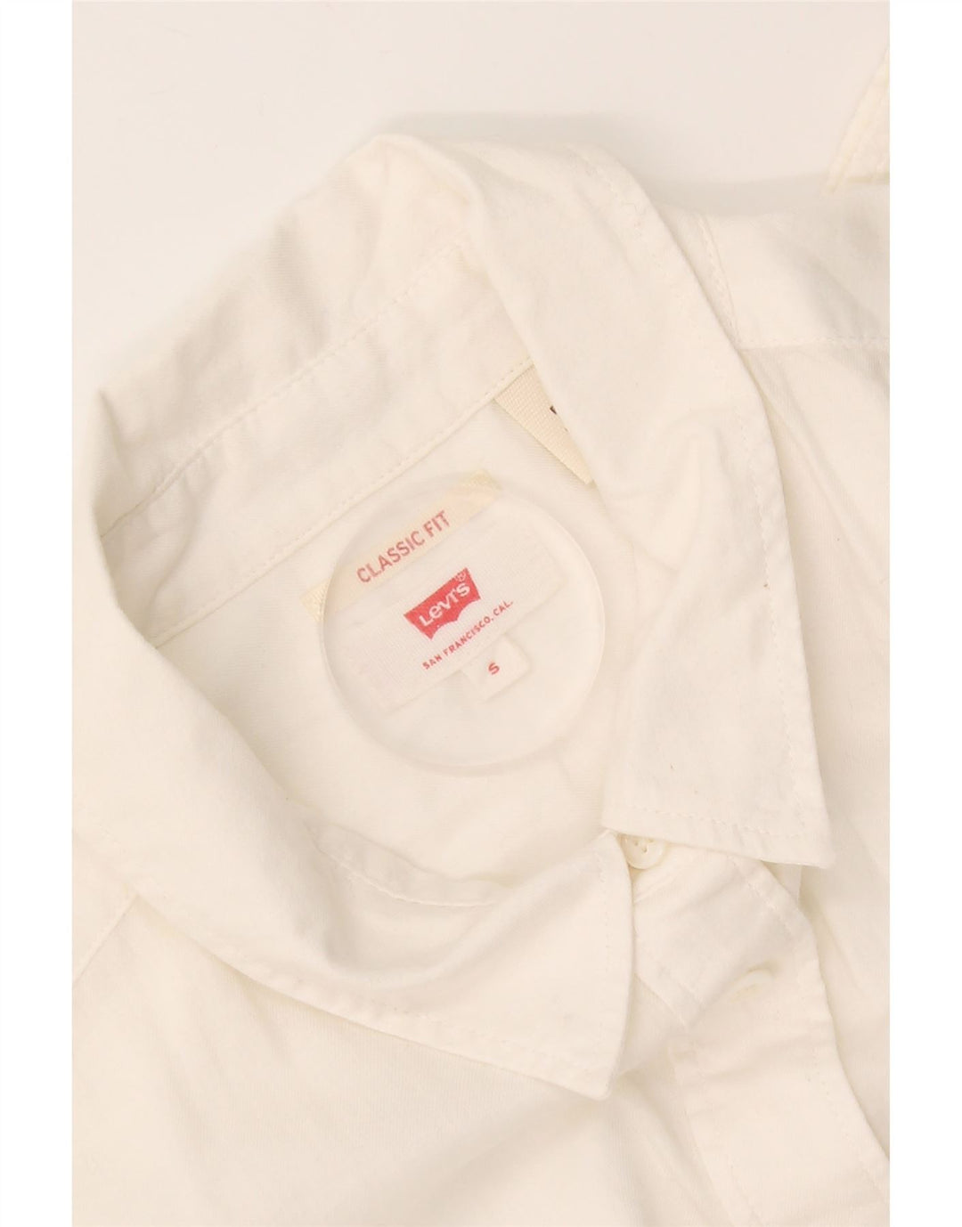 Levi's Damen-Hemd mit klassischer Passform, UK 10, Größe S, Weiß