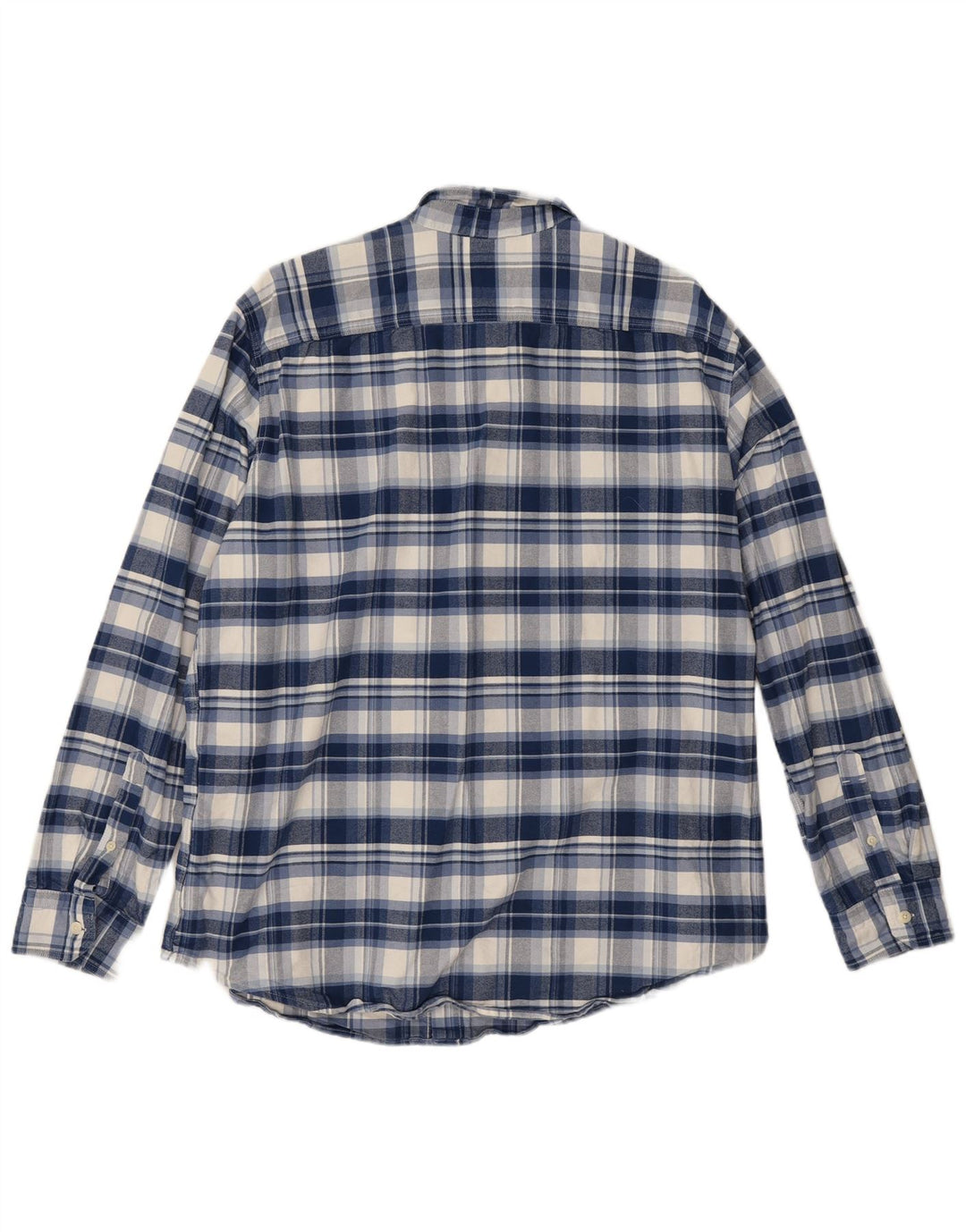 Levi's Herren-Standard-Flanellhemd XL, blau kariert, Baumwolle