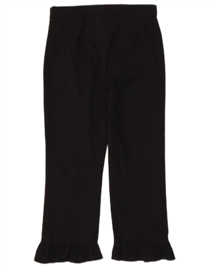 Gerade geschnittene Damenhose von Zara, Größe S, W26, L23, Schwarz