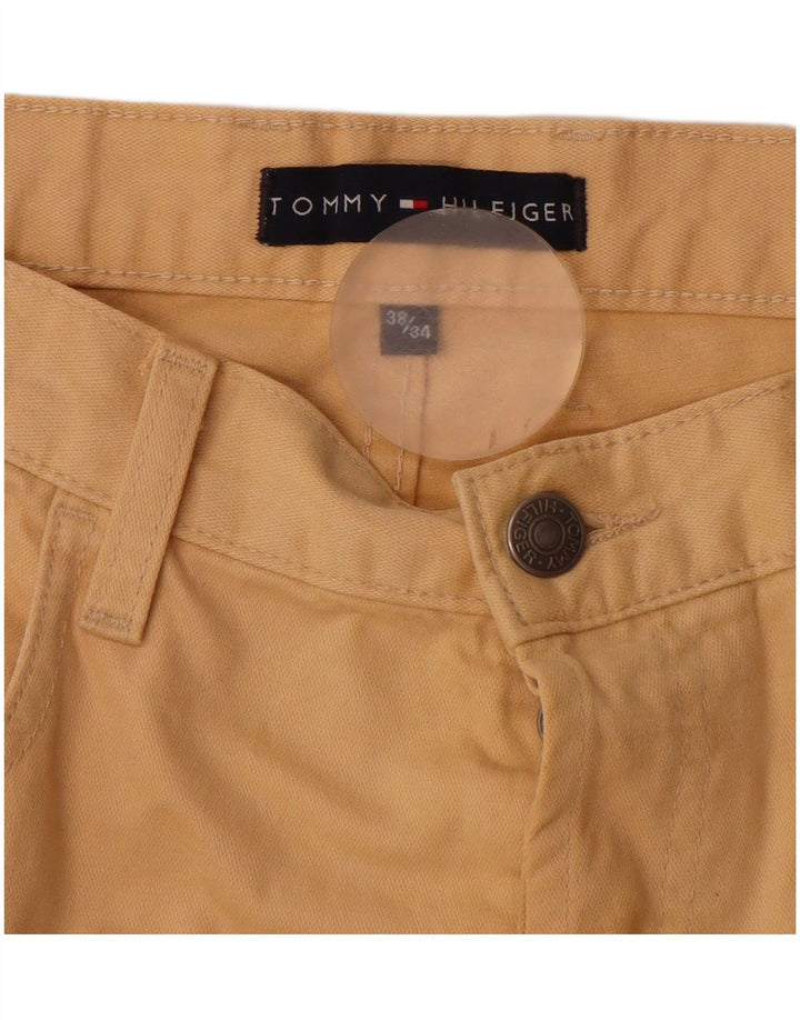 TOMMY HILFIGER Herren gerade Freizeithose W38 L31 Beige Baumwolle