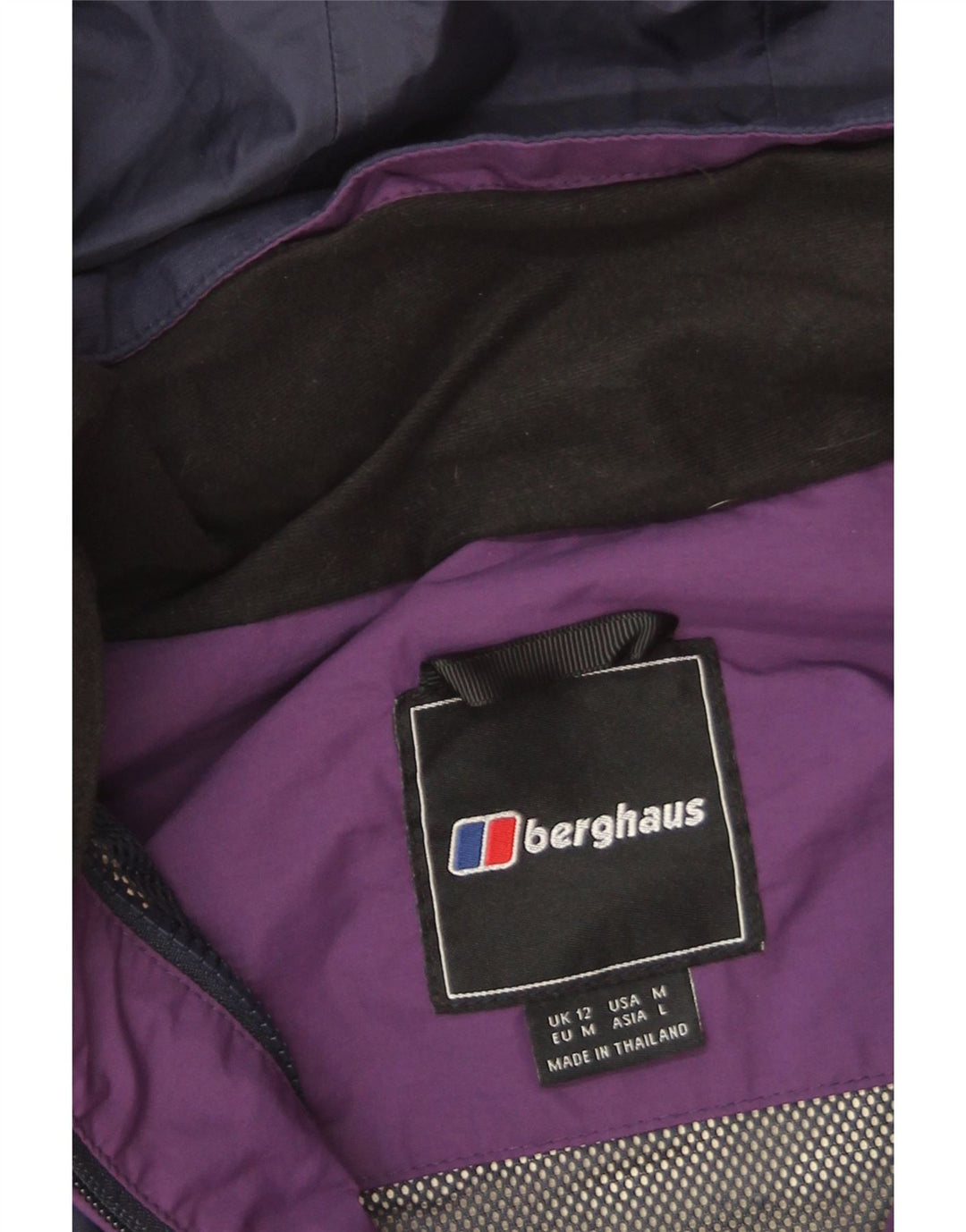 Berghaus Damen Gore-Tex Kapuzen-Regenjacke UK 12 Medium Navy Blue
