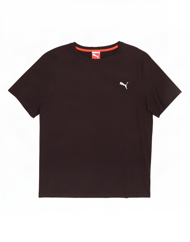 Puma Herren T-Shirt Top XL Schwarz Baumwolle