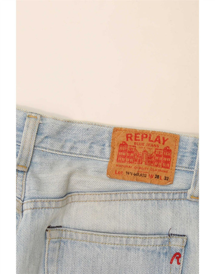 Replay Damen Schlagjeans W28 L25 Blau