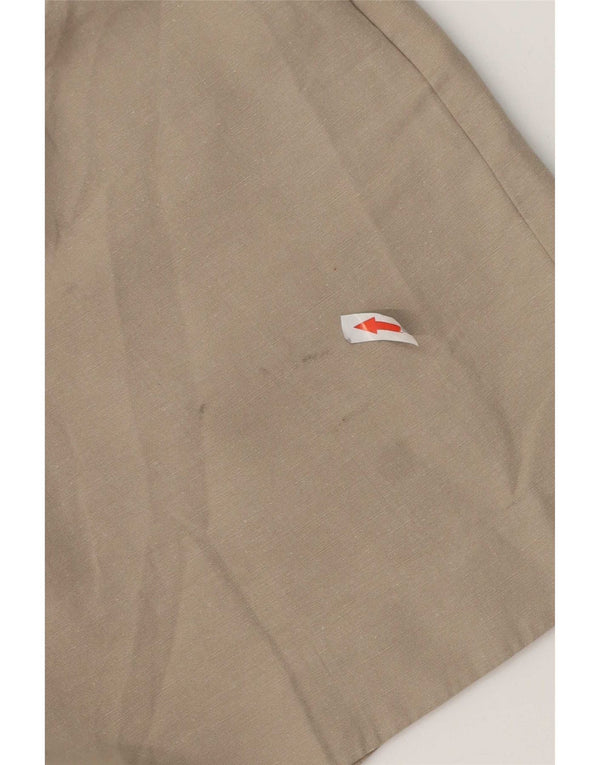 Zara Damen-Chinoshorts mit hohem Bund und Pegged-Motiv, Größe M, W28, Grau
