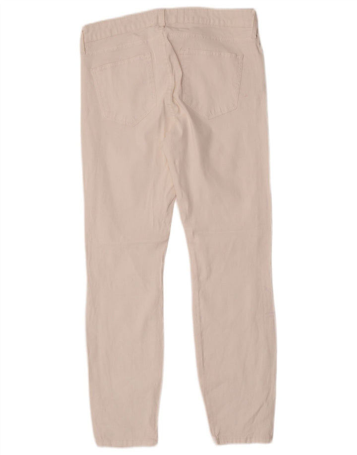 Zara Damen Slim Freizeithose EU 40 Medium W30 L27 Weiß