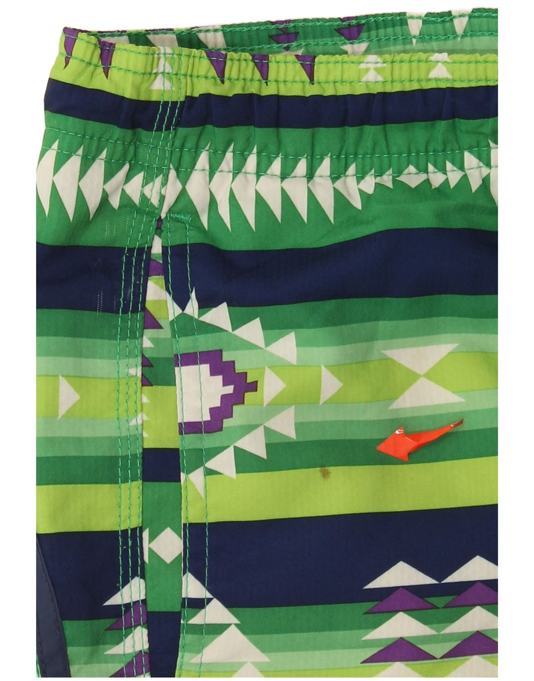 Sundek Herren-Badeshorts XL, grünes geometrisches Polyester