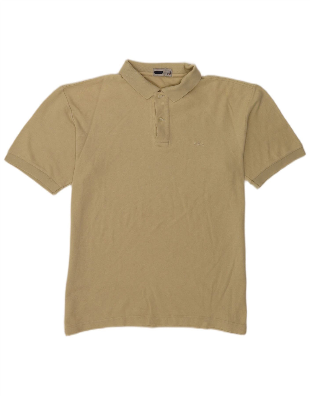 Fila Herren Poloshirt IT 50 Mittelbeige Baumwolle