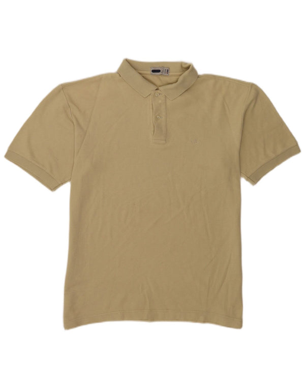 Fila Herren Poloshirt IT 50 Mittelbeige Baumwolle