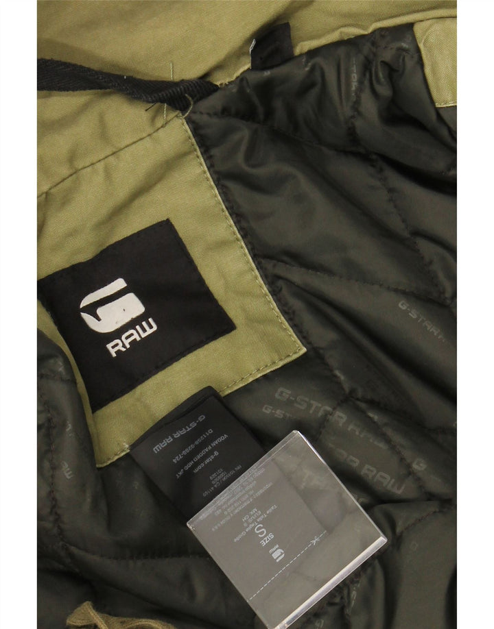 G-STAR Herren-Utility-Jacke mit Kapuze, UK 36, Größe S, Khaki, Baumwolle