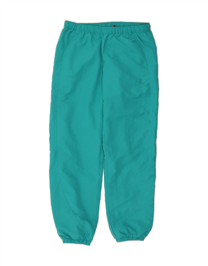 PUMA Womens Tracksuit Trousers Joggers UK 14 Large Turquoise Polyester Vintage Puma and Second-Hand Puma from Messina Hembry 