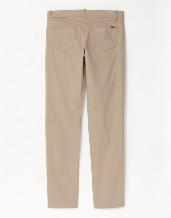 Esprit Damen Slim Freizeithose W34 L32 Beige Baumwolle