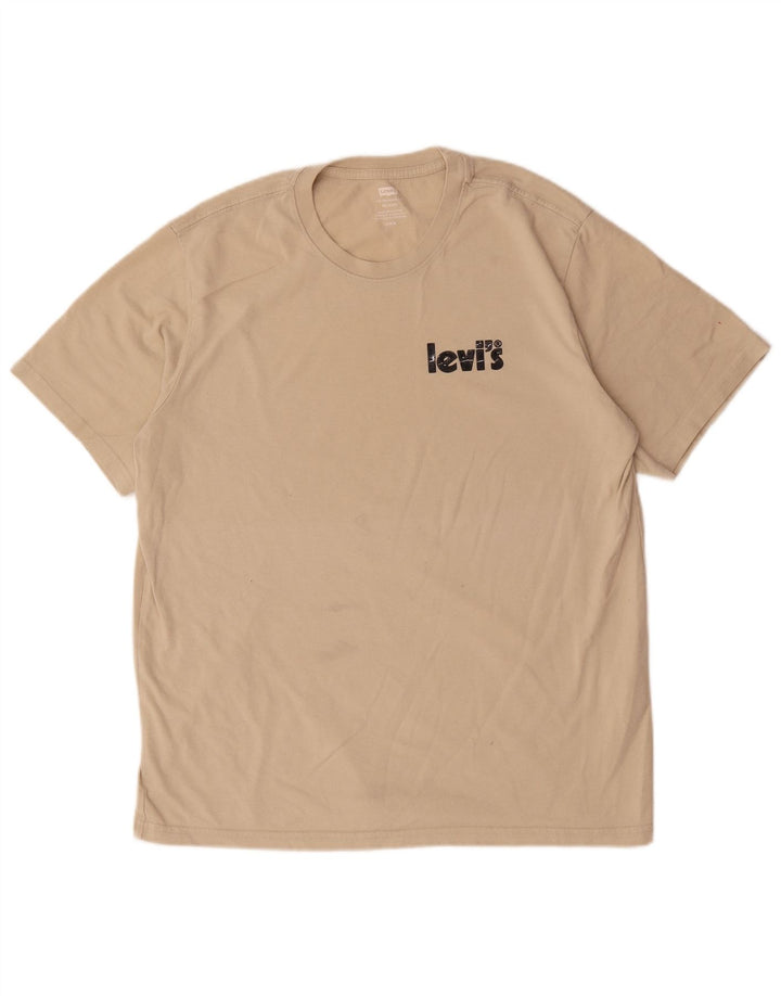 Levi's Herren Relaxed Graphic T-Shirt-Oberteil aus Baumwolle in Mittelbeige
