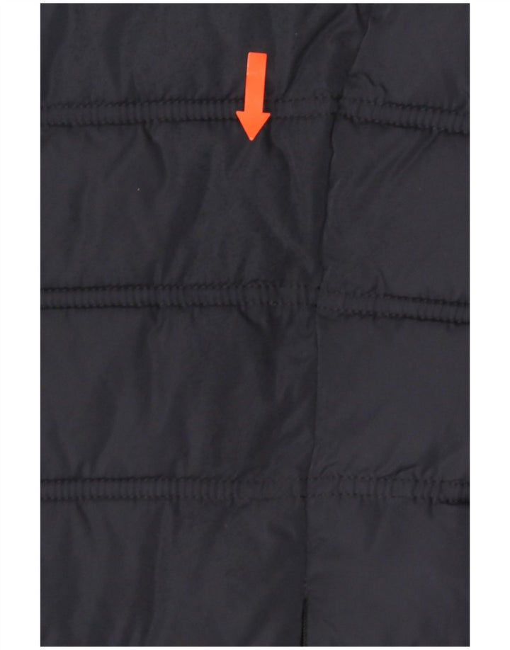 Geox Damen Respira Wattierte Jacke UK 16 Large Marineblau Polyester