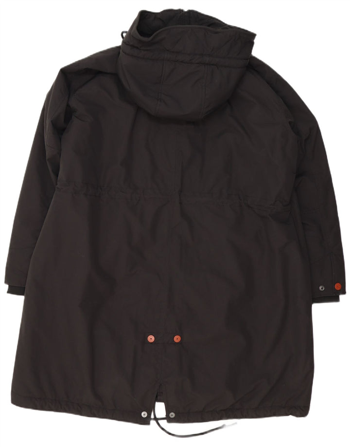 G-Star Herren-Parka mit Kapuze, UK 42, XL, Schwarz, Polyester