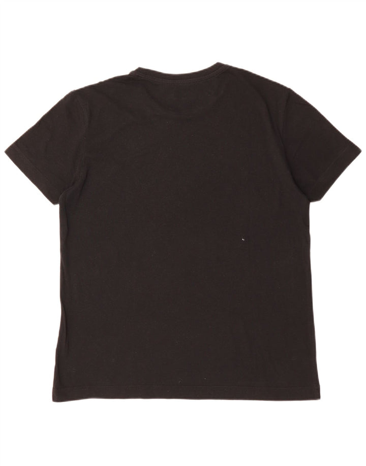 LOTTO Herren-T-Shirt mit Grafik, Größe S, schwarze Baumwolle