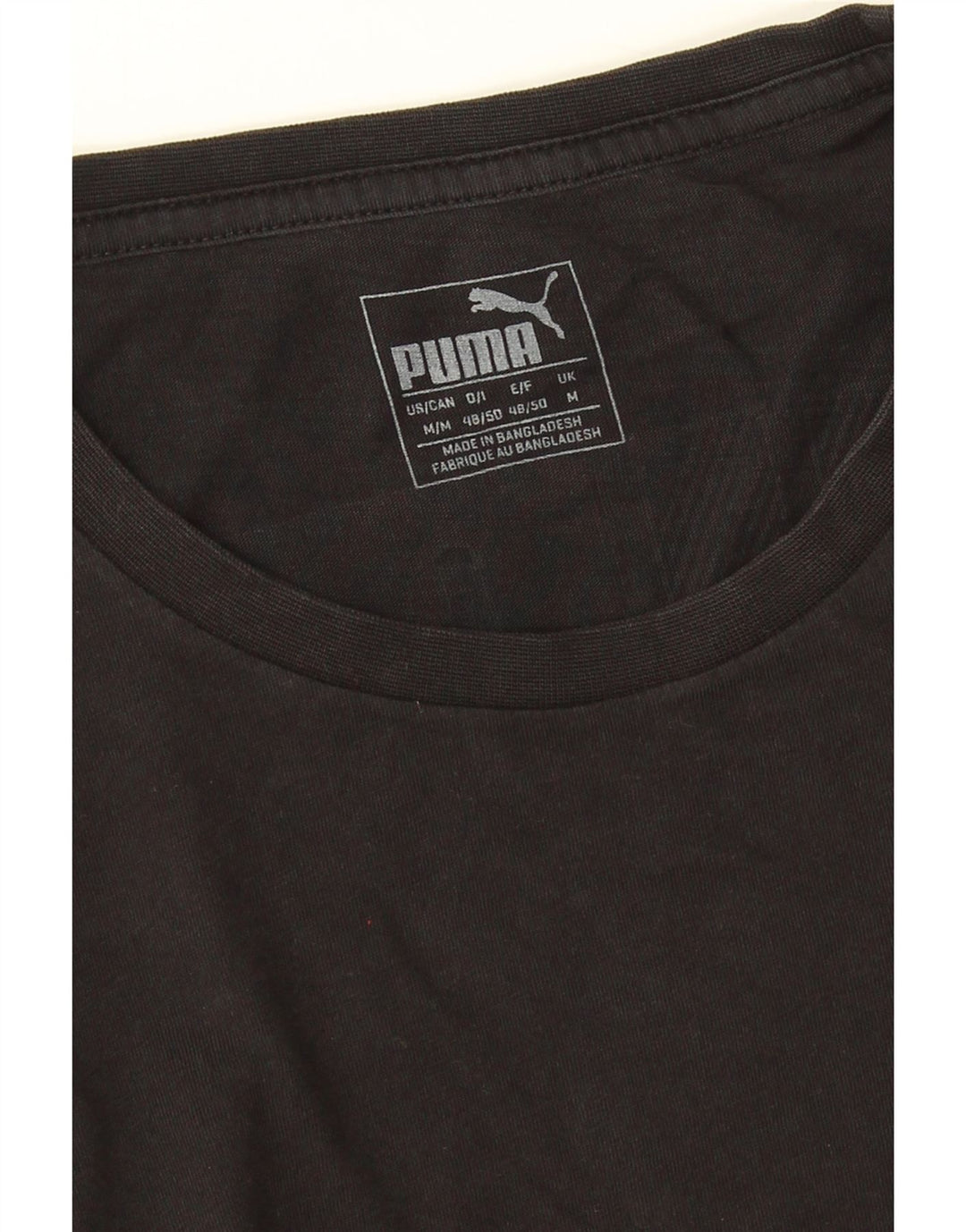 Puma Herren Grafik T-Shirt Top Medium Schwarz