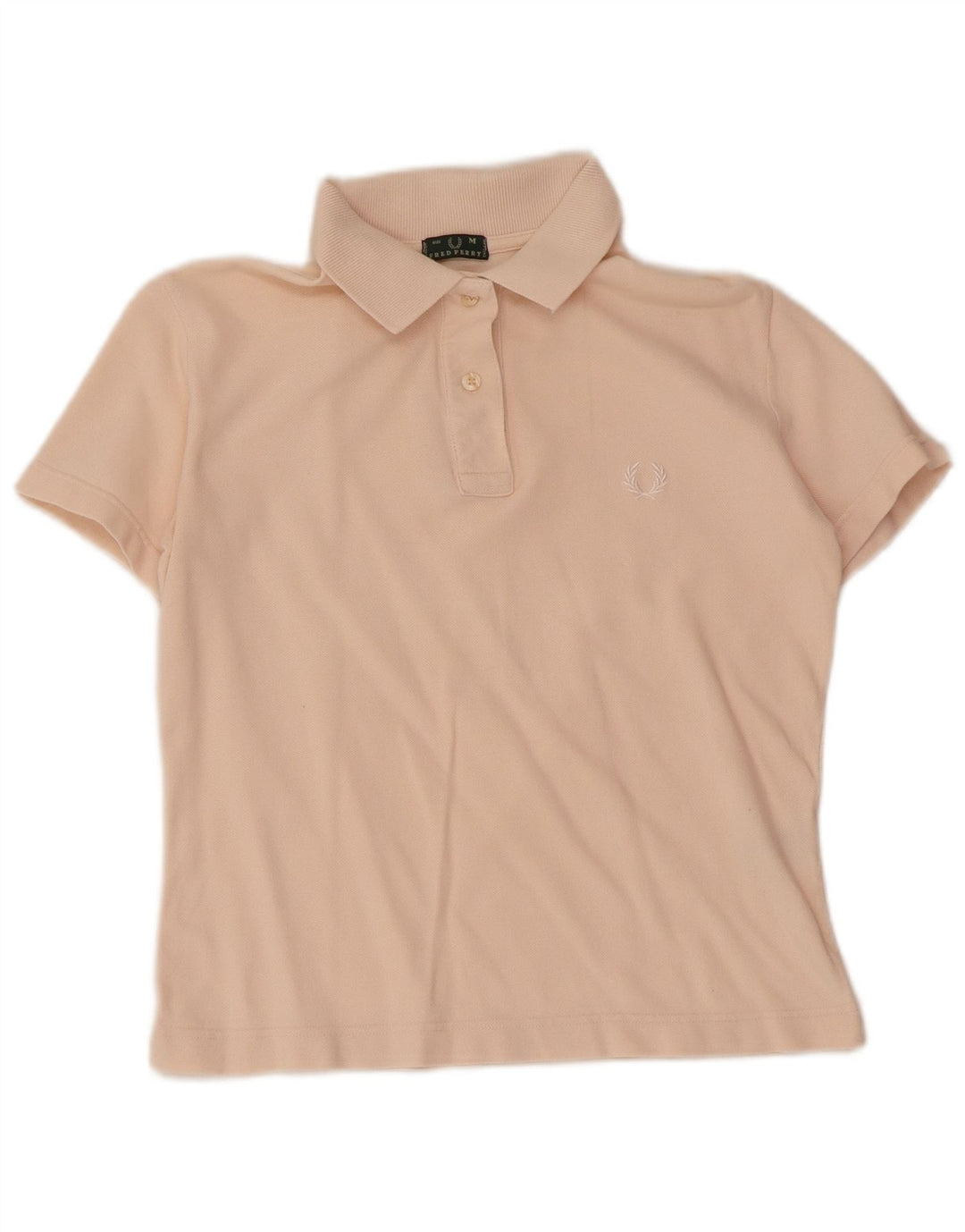 Fred Perry Damen Poloshirt UK 12 Mittelrosa Baumwolle