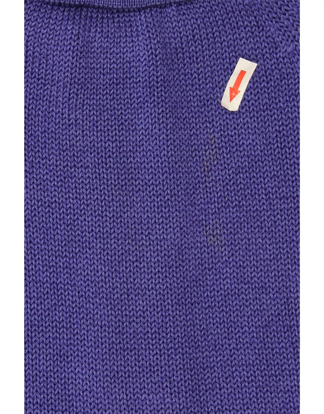 Vintage Damen Cardigan Pullover IT 46 Große Lila Baumwolle