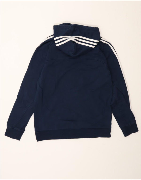 ADIDAS Herren Kapuzenpullover aus Baumwolle in mittlerem Marineblau