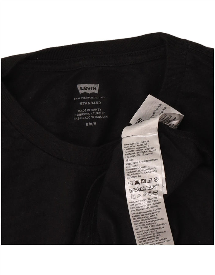 Levi's Herren Standard-Oberteil, langärmelig, mittelschwarz, Baumwolle