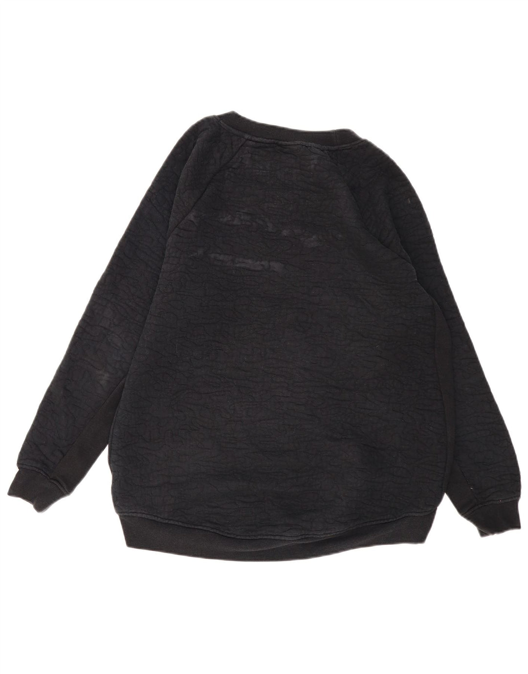 Nike Damen-Sweatshirt-Pullover, groß, schwarze Baumwolle
