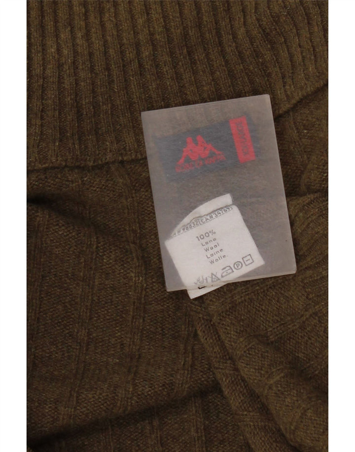 Kappa Herren Strickjacke 2XL Khaki Wolle