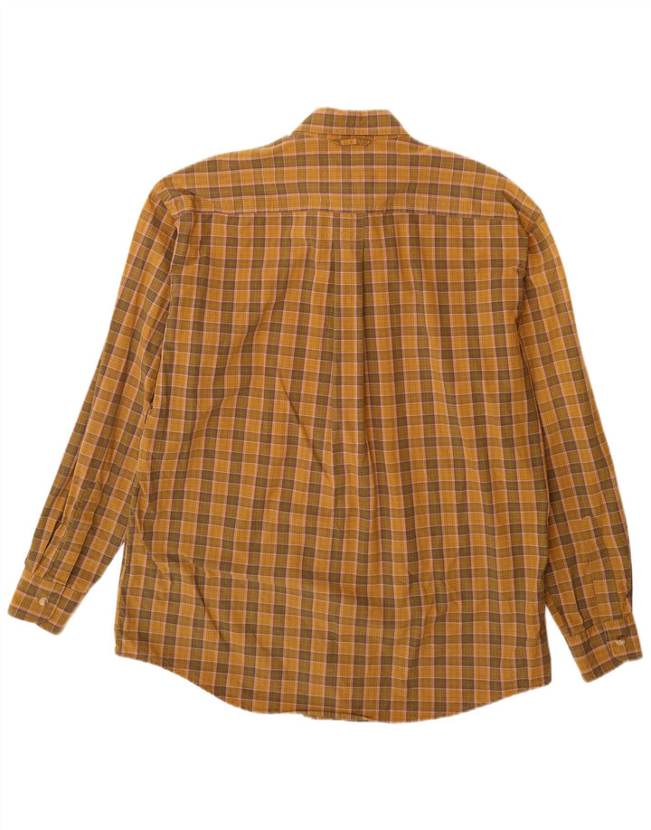 TIMBERLAND Mens Weathergear Shirt Small Brown Check