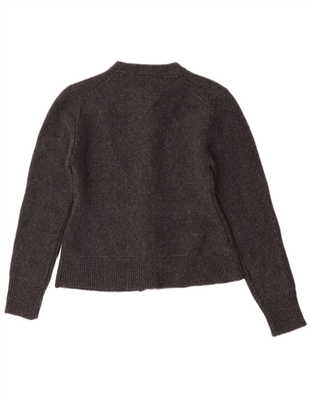 Zara Damen-Cardigan-Pullover UK 10 Small Grau meliert