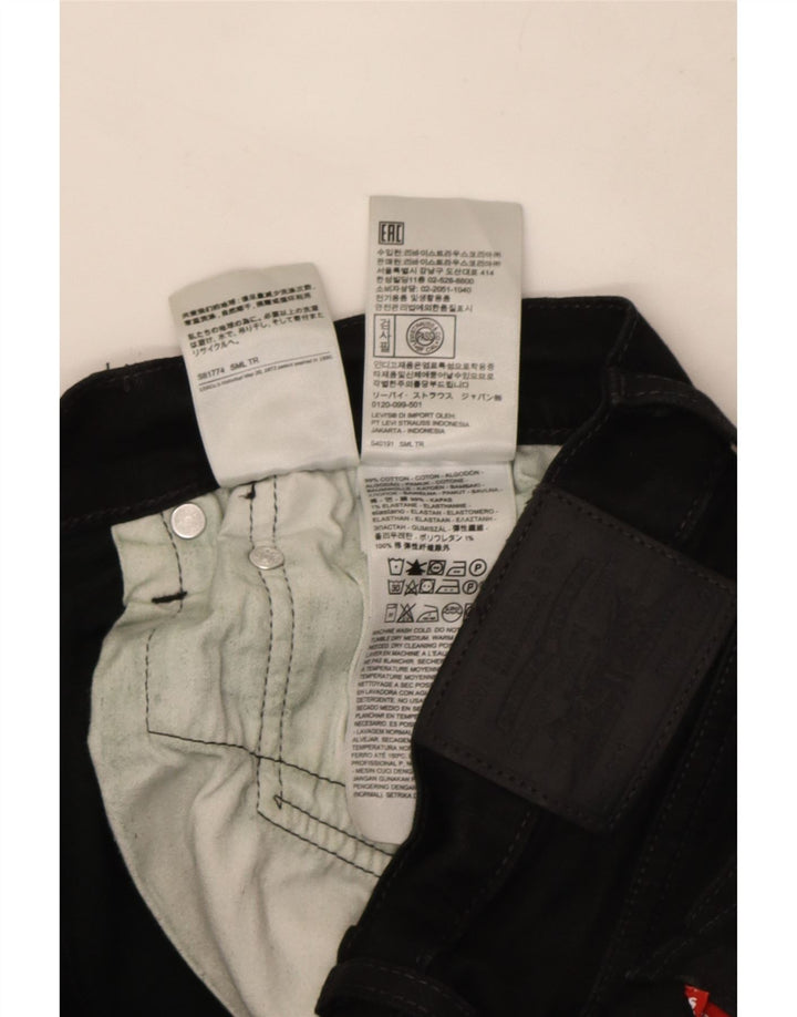 Levi's Herren 511 Slim Jeans W34 L29 schwarze Baumwolle