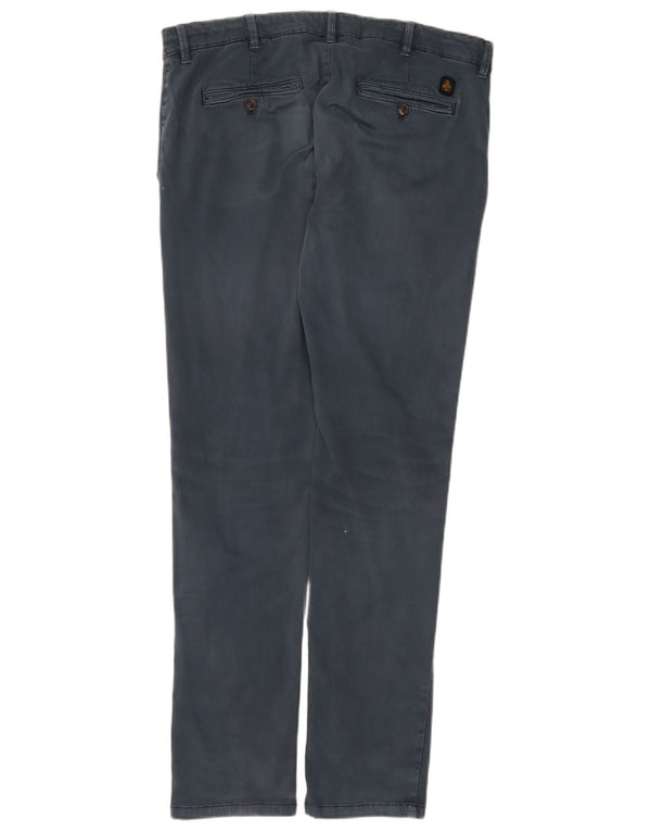 Refrigiwear Slim Chino-Hose für Herren, Größe 52, XL, W36, L32, Marineblau, Baumwolle